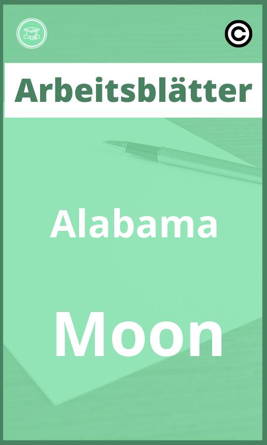 Arbeitsblätter Alabama Moon mit Lösungen PDF