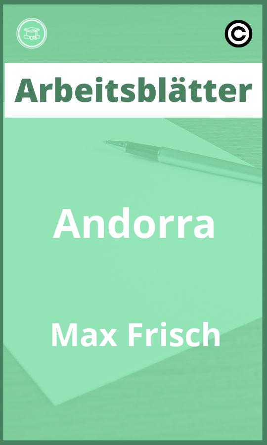 Andorra Max Frisch Arbeitsblätter Lösungen PDF