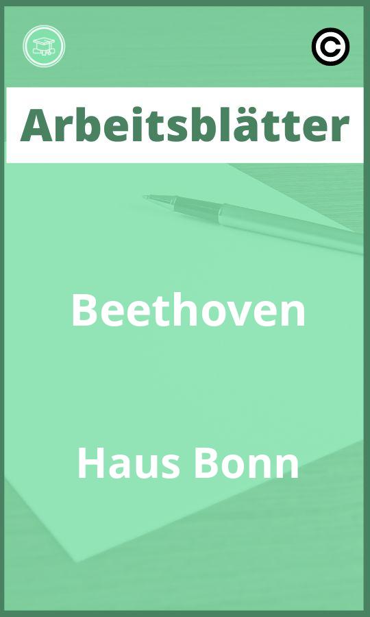 Arbeitsblätter Beethoven Haus Bonn Lösungen PDF