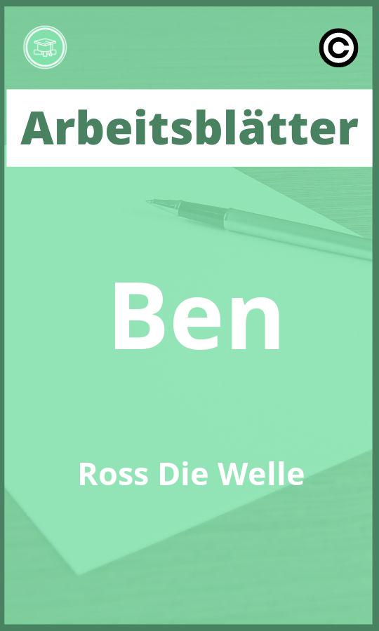 Ben Ross Die Welle Arbeitsblätter PDF Lösungen