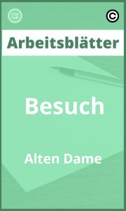 Arbeitsblätter Besuch Alten Dame PDF mit Lösungen