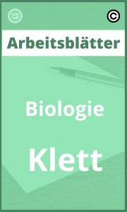 Arbeitsblätter Biologie Klett PDF Lösungen