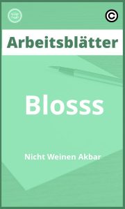 Arbeitsblätter Bloß Nicht Weinen Akbar PDF Lösungen