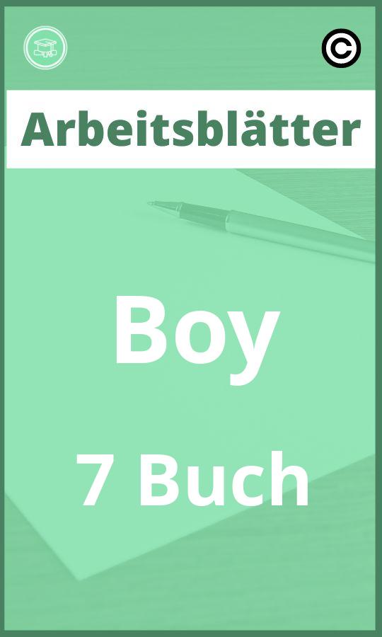 Boy 7 Buch Arbeitsblätter Lösungen PDF