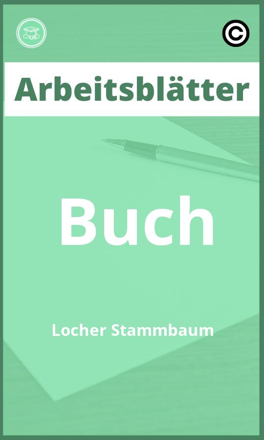 Buch Löcher Stammbaum Arbeitsblätter PDF Lösungen