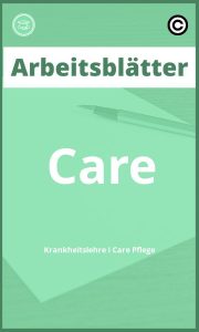 Care Krankheitslehre I Care Pflege Arbeitsblätter Lösungen PDF