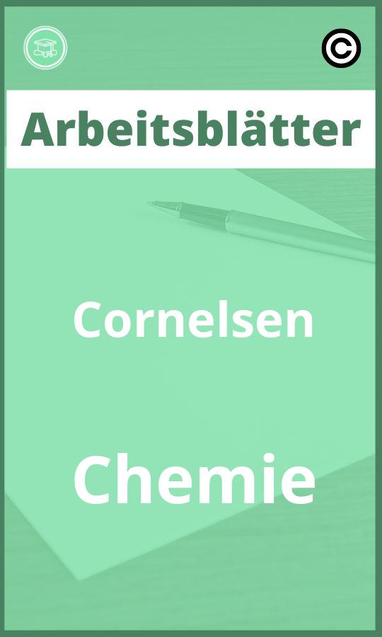 Arbeitsblätter Cornelsen Chemie Lösungen PDF