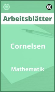 Arbeitsblätter Cornelsen Mathematik PDF Lösungen