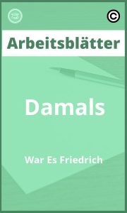 Arbeitsblätter Damals War Es Friedrich PDF Lösungen