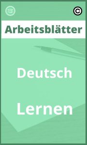 Arbeitsblätter Deutsch Lernen mit Lösungen PDF