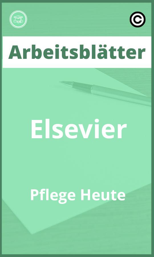 Elsevier Pflege Heute Arbeitsblätter Lösungen PDF