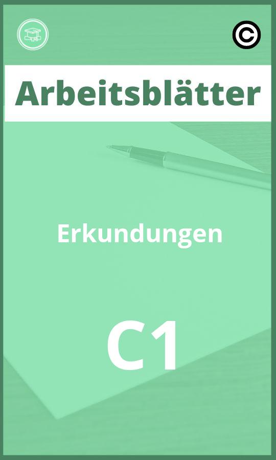 Erkundungen C1 Arbeitsblätter mit Lösungen PDF