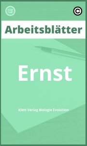 Arbeitsblätter Ernst Klett Verlag Biologie Evolution mit Lösungen PDF