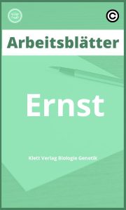 Ernst Klett Verlag Biologie Genetik Arbeitsblätter PDF Lösungen