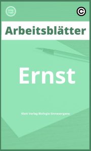 Ernst Klett Verlag Biologie Sinnesorgane Arbeitsblätter PDF mit Lösungen