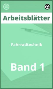 Arbeitsblätter Fahrradtechnik Band 1 mit Lösungen PDF