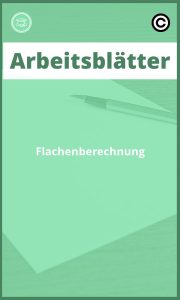 Arbeitsblätter Flächenberechnung Lösungen PDF