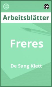 Arbeitsblätter Frères De Sang Klett PDF Lösungen