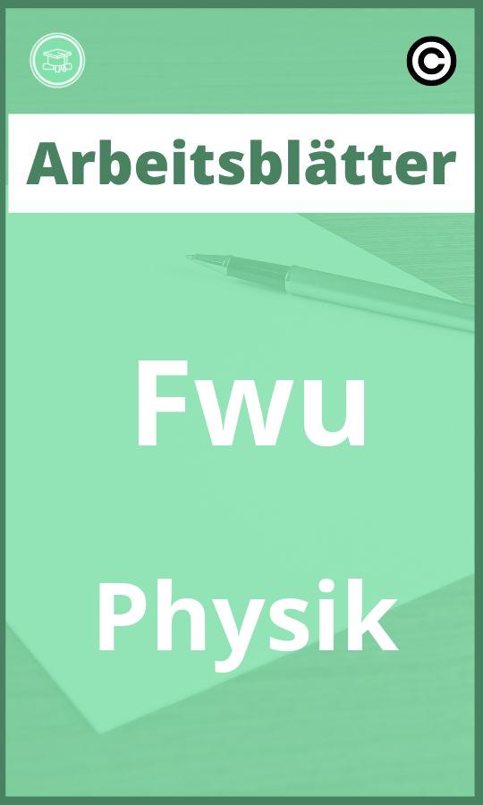 Fwu Physik Arbeitsblätter PDF mit Lösungen