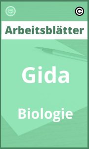 Arbeitsblätter Gida Biologie mit Lösungen PDF