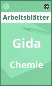 Arbeitsblätter Gida Chemie PDF mit Lösungen