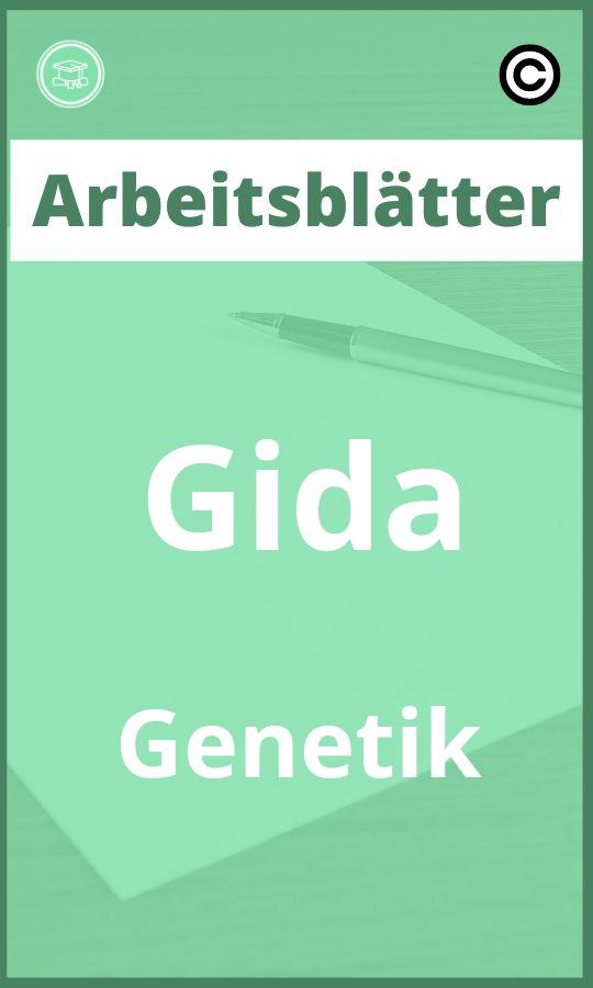 Arbeitsblätter Gida Genetik Lösungen PDF