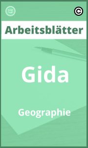 Gida Geographie Arbeitsblätter PDF mit Lösungen