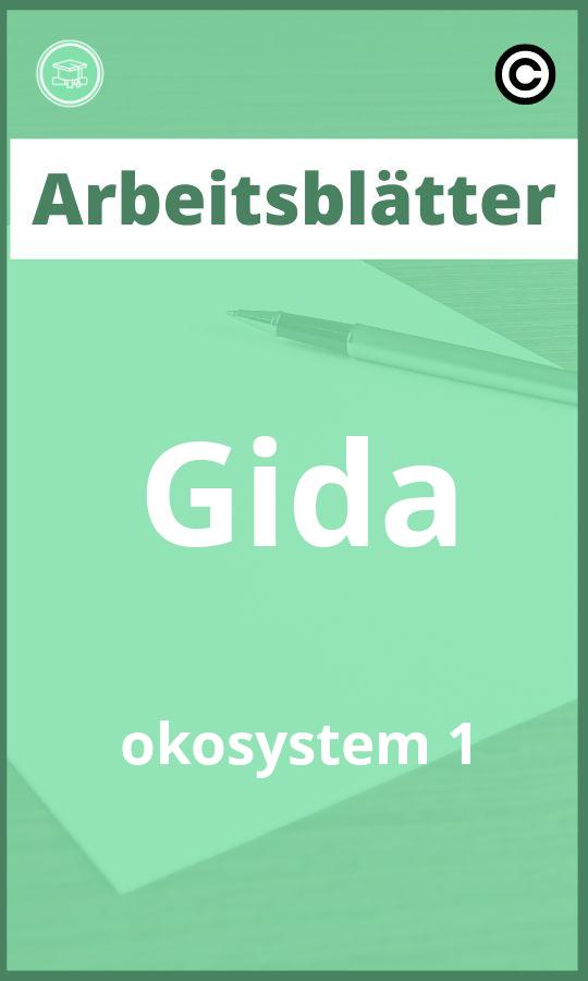 Arbeitsblätter Gida Ökosystem 1 Lösungen PDF