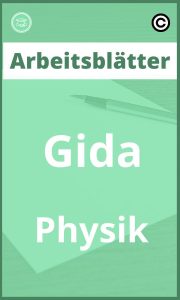 Arbeitsblätter Gida Physik PDF mit Lösungen