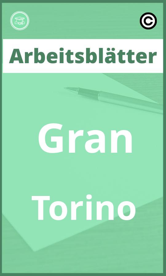 Gran Torino Arbeitsblätter mit Lösungen PDF