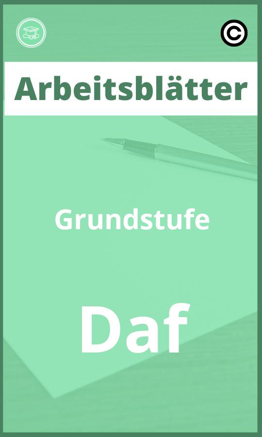 Grundstufe Daf Arbeitsblätter Lösungen PDF