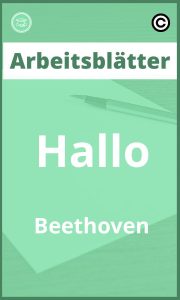 Arbeitsblätter Hallo Beethoven mit Lösungen PDF