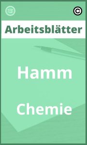 Arbeitsblätter Hamm Chemie PDF mit Lösungen