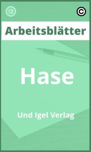 Hase Und Igel Verlag Arbeitsblätter mit Lösungen PDF