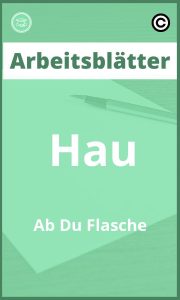 Hau Ab Du Flasche Arbeitsblätter PDF mit Lösungen