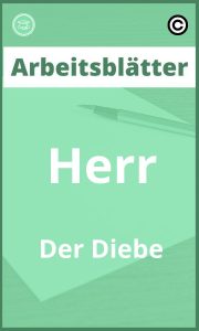 Arbeitsblätter Herr Der Diebe mit Lösungen PDF