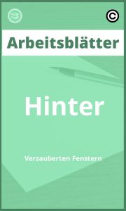 Arbeitsblätter Hinter Verzauberten Fenstern Lösungen PDF