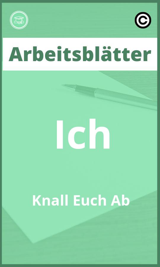 Arbeitsblätter Ich Knall Euch Ab PDF mit Lösungen