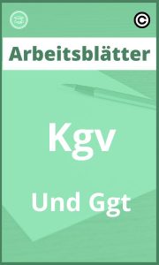 Kgv Und Ggt Arbeitsblätter PDF Lösungen