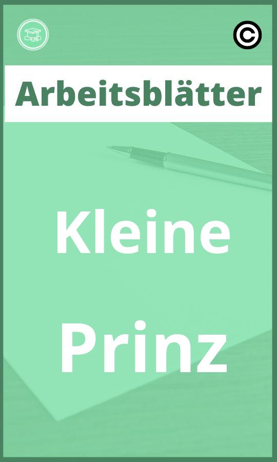 Kleine Prinz Arbeitsblätter Lösungen PDF