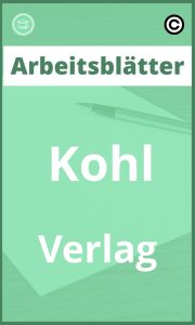 Arbeitsblätter Kohl Verlag PDF mit Lösungen