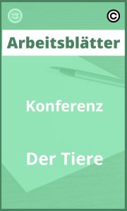 Arbeitsblätter Konferenz Der Tiere Lösungen PDF