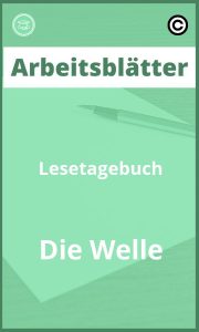 Lesetagebuch Die Welle Arbeitsblätter mit Lösungen PDF