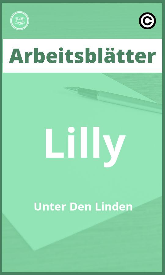 Arbeitsblätter Lilly Unter Den Linden Lösungen PDF