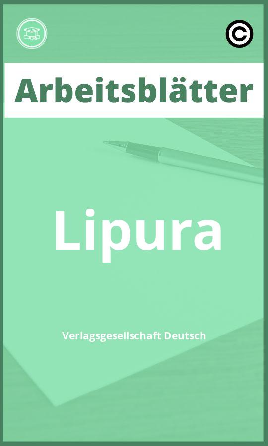 Lipura Verlagsgesellschaft Deutsch Arbeitsblätter PDF Lösungen