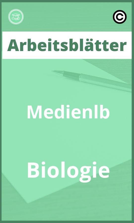 Medienlb Biologie Arbeitsblätter PDF Lösungen