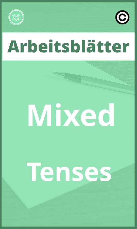 Mixed Tenses Arbeitsblätter Lösungen PDF