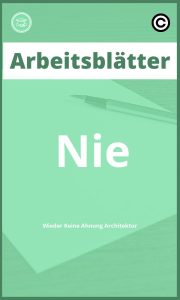 Nie Wieder Keine Ahnung Architektur Arbeitsblätter mit Lösungen PDF