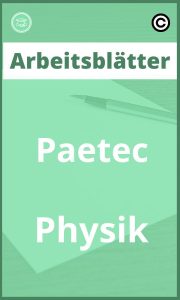 Arbeitsblätter Paetec Physik PDF Lösungen