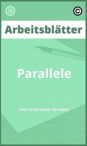 Arbeitsblätter Parallele Und Senkrechte Geraden PDF Lösungen